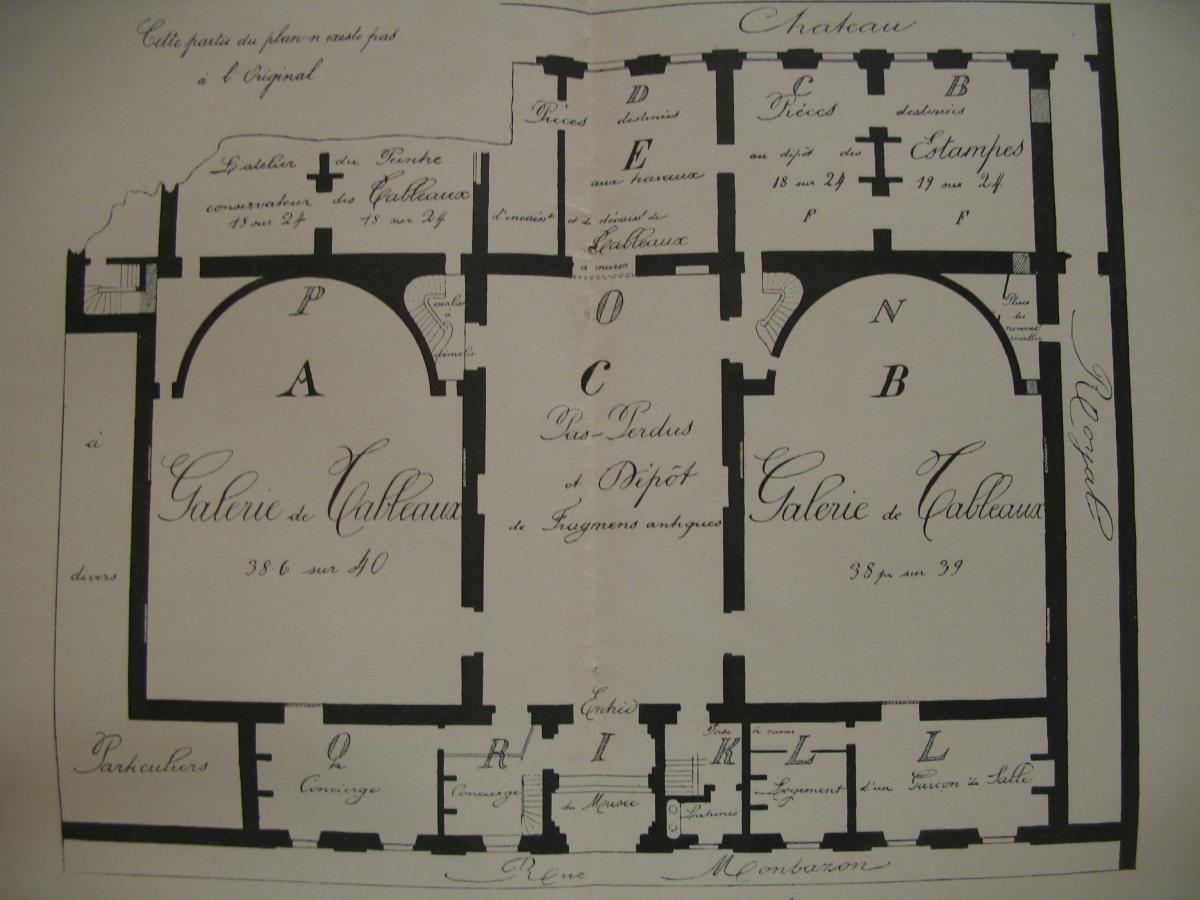 Plan d'aménagement. Bonfin.1820 © Archives municipales-mairie de Bordeaux.