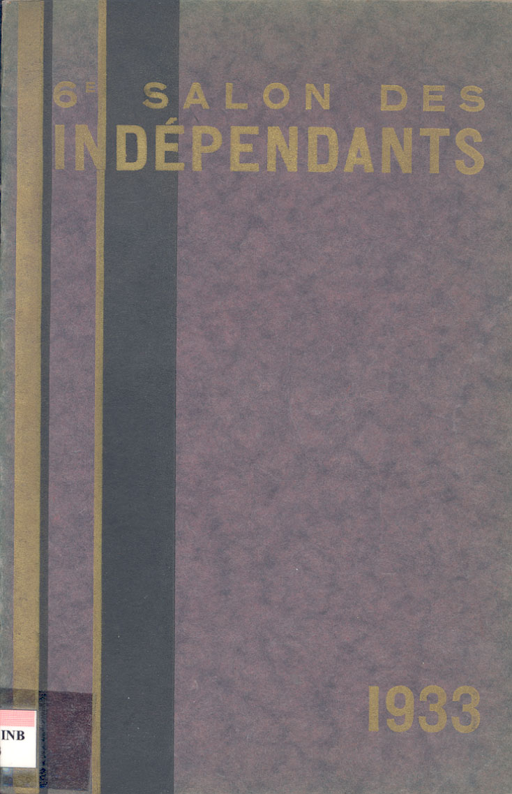 Lien vers le catalogue du salon des Artistes Indépendants Bordelais, 1933