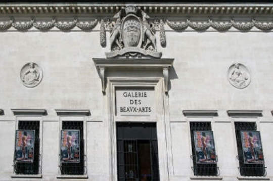 Faàade de la Galerie des Beaux-Arts© Musée des Beaux-Arts-mairie de Bordeaux. Cliché F.Deval