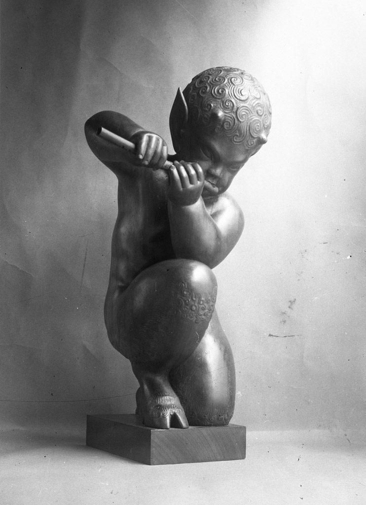 Image : Alexandre Callède Jeune faune, 1931. Collection particulière