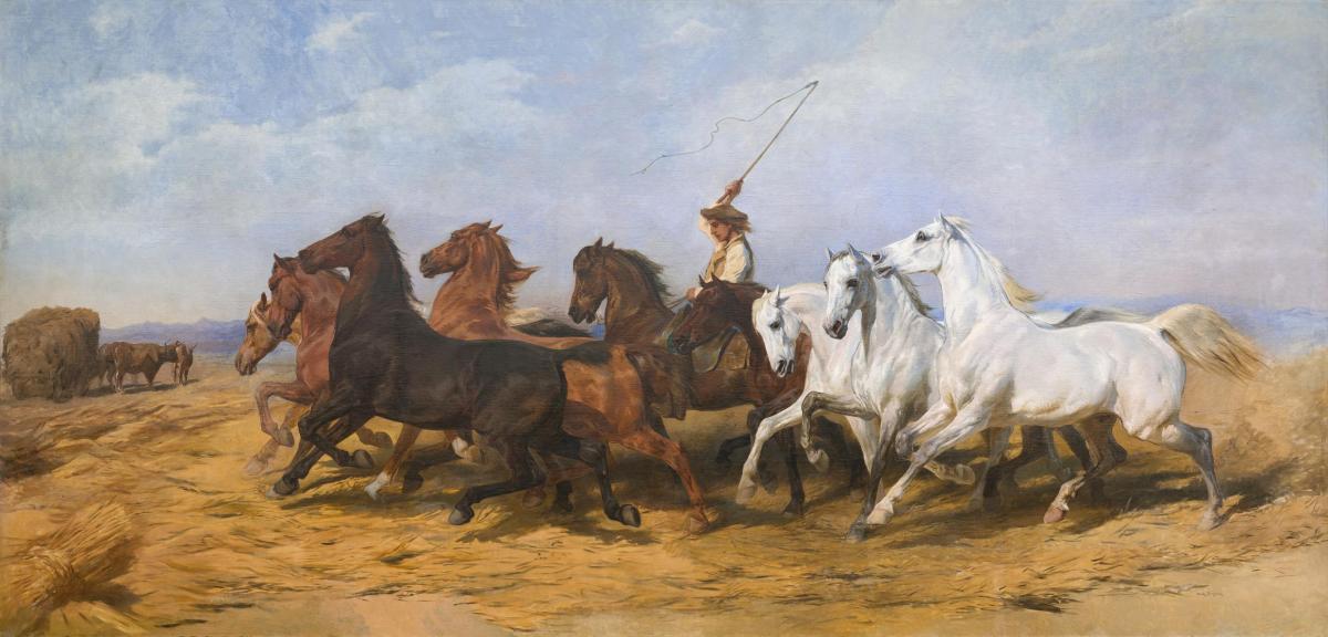 File:Rosa Bonheur - Indiens à cheval armés de lances.jpg - Wikimedia Commons