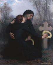 William Bouguereau, Le Jour des morts, 1859 