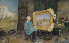 Georges Achille-Fould, Rosa Bonheur dans son atelier, 1893, collection musée des Beaux-Arts de Bordeaux