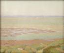 Charles Lacoste (Floirac, 1870 - Paris, 1959), La Gironde vers l'Océan, 1923, huile sur toile. Dépôt du musée d'Orsay en 2020.
