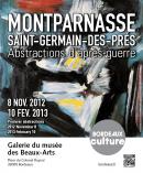 Affiche de l'exposition "Montparnasse St-Germain-des-Près