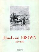 Couverture du catalogue de l'exposition de 1953 "John-Lewis Brown 1829-1890"