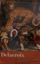 Affiche de l'exposition de 1963 Delacroix : ses maîtres, ses amis, ses élèves