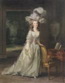 Johann Friedrich August Tischbein, Portrait de la princesse Frédérique Louise Wilhelmine d'Orange-Nassau, 1788, huile sur toile, © Photo : Mairie de Bordeaux   